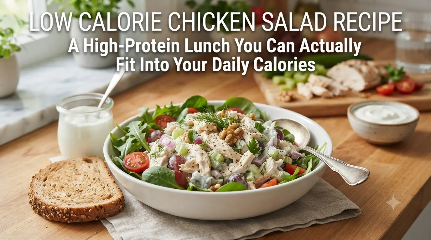 Low Calorie Chicken Salad Recipe A High-Protein Lunch You Can Actually Fit Into Your Daily Calories