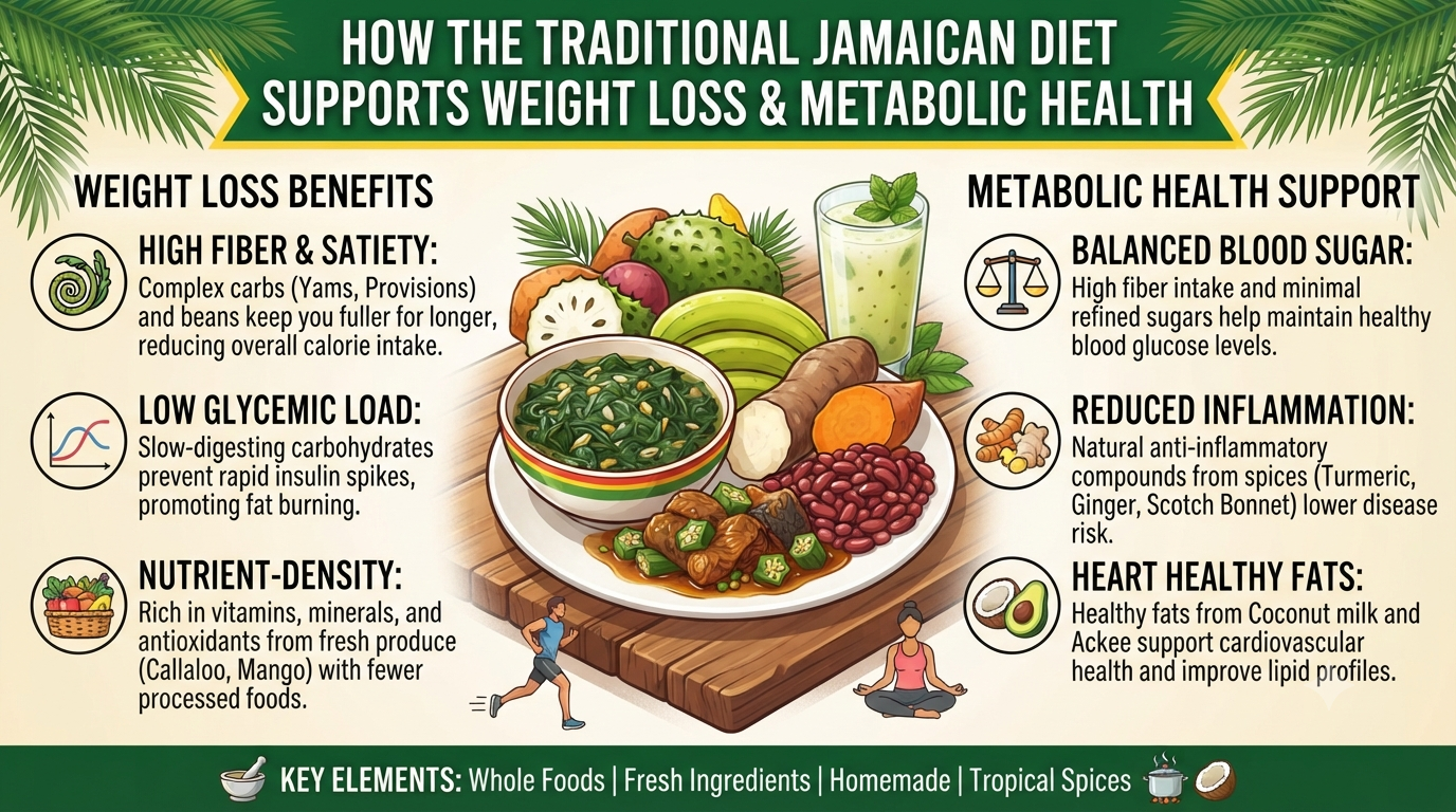 How the Traditional Jamaican Diet Supports Weight Loss and Metabolic Health